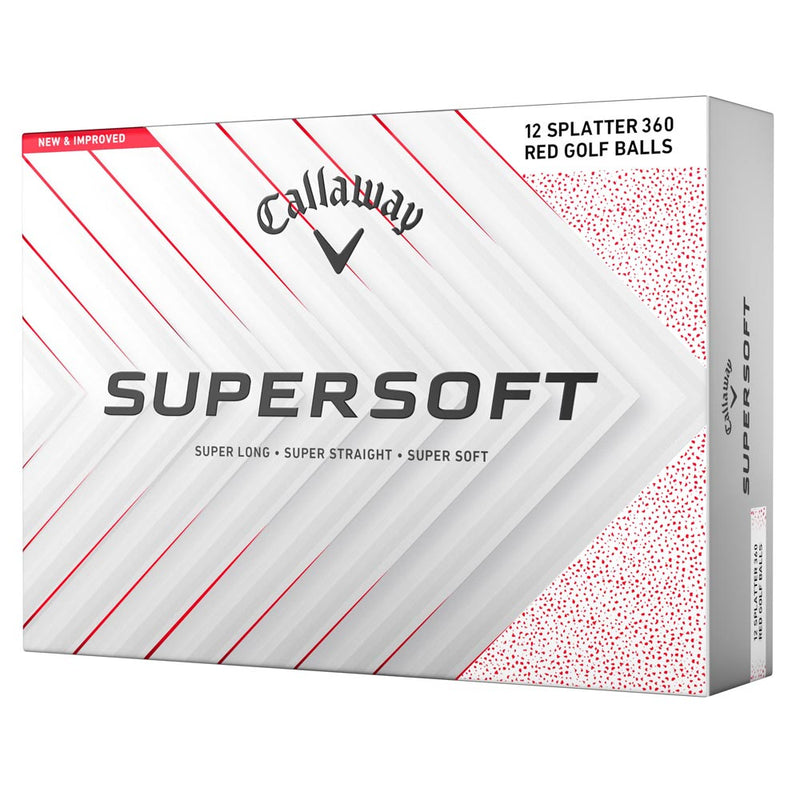 Callaway Supersoft Splatter '25 Golf Balls - Dozen