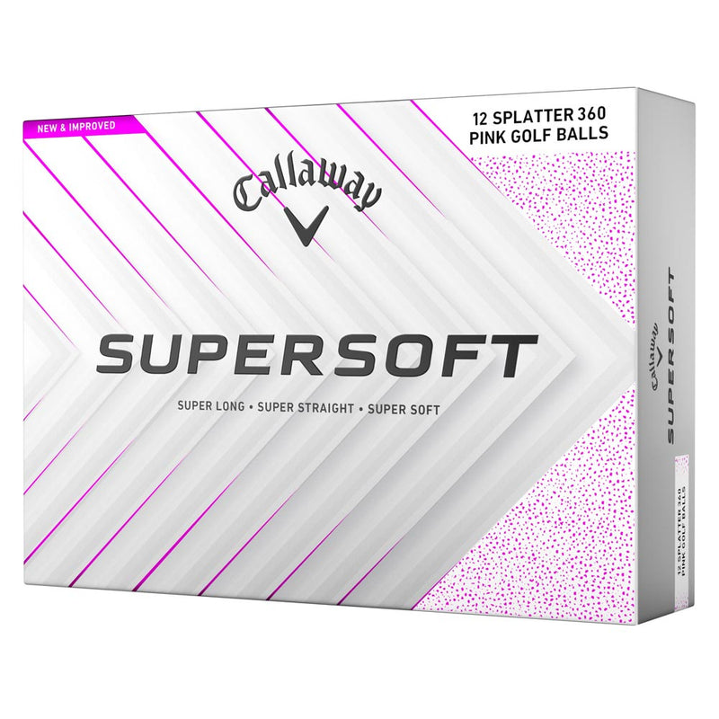 Callaway Supersoft Splatter '25 Golf Balls - Dozen