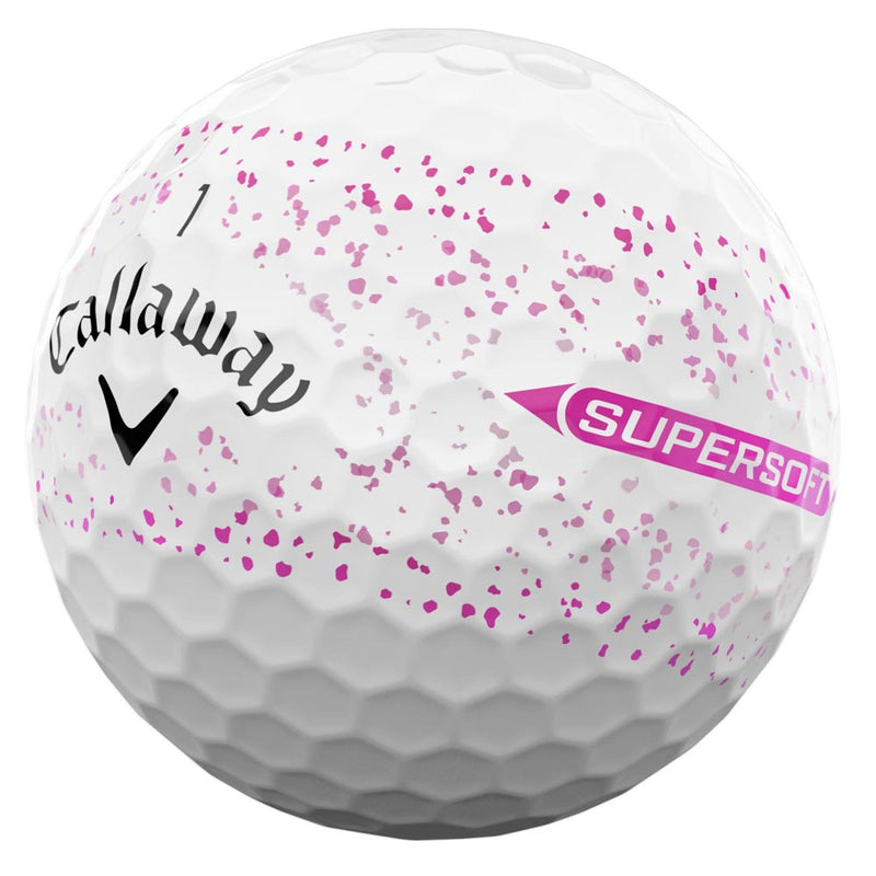 Callaway Supersoft Splatter '25 Golf Balls - Dozen