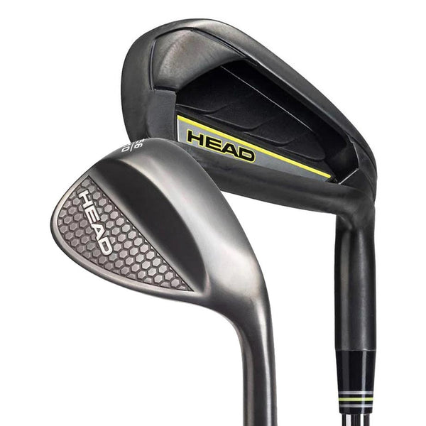 HEAD by Powerbilt Mens Steel Iron set 4-PW + 56 Degree Wedge