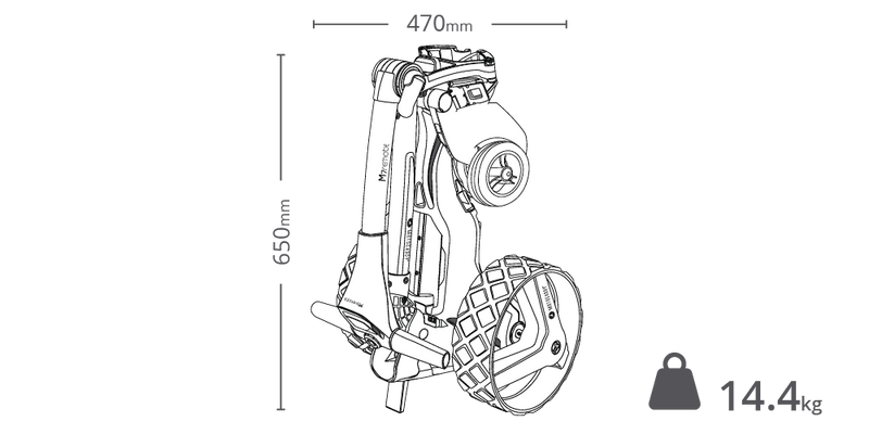 Motocaddy M7 Remote Electric Trundler w/M7 Ultra Lithium Battery