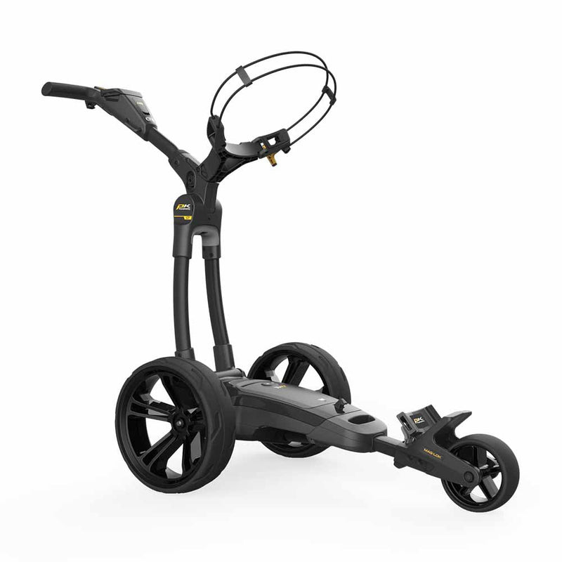 PowaKaddy CT6 Black Electric Trundler w/18 Hole Lithium Battery