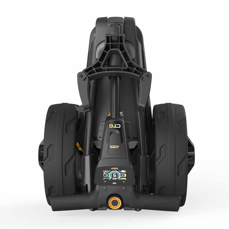 PowaKaddy CT6 Black Electric Trundler w/XL Lithium Battery