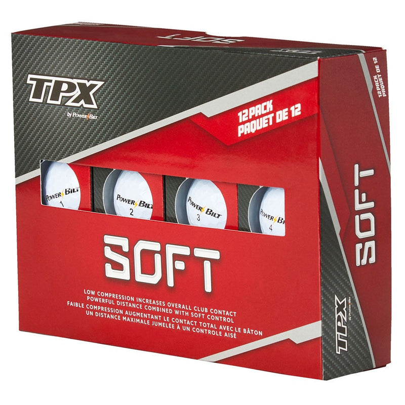 Powerbilt TPX Soft Feel Golf Balls - 4 Dozen