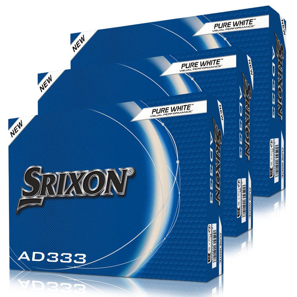 Srixon AD333 Golf Balls V11 - 3 dozen White