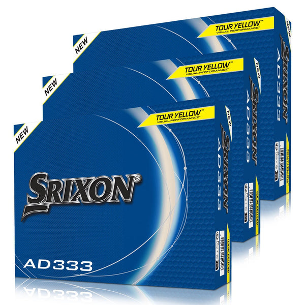 Srixon AD333 Golf Balls V11 - 3 dozen Yellow