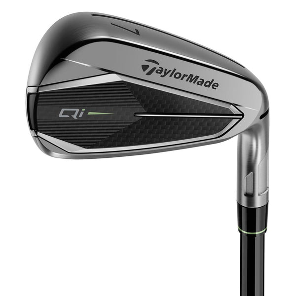 TaylorMade Mens Qi Irons Gunmetal Edition 4-PW Steel Regular