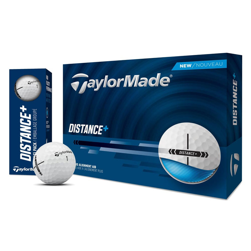 TaylorMade TM25 Distance+ Golf Balls - Dozen