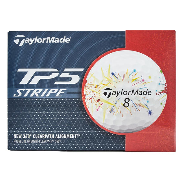 TaylorMade TM25 TP5/TP5x Stripe Firecracker - Dozen