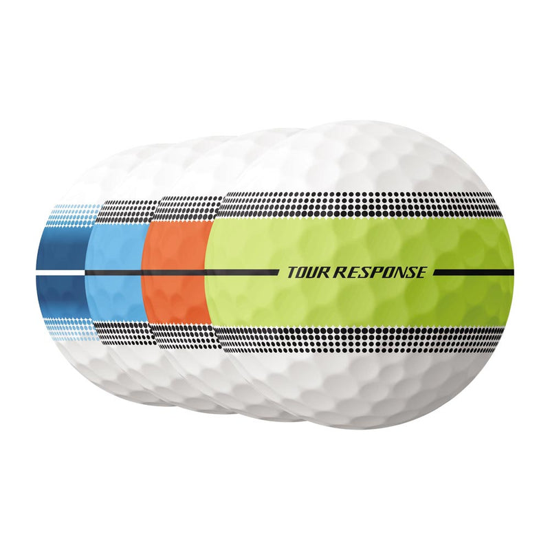 TaylorMade TM25 Tour Response Stripe Golf Balls - Dozen