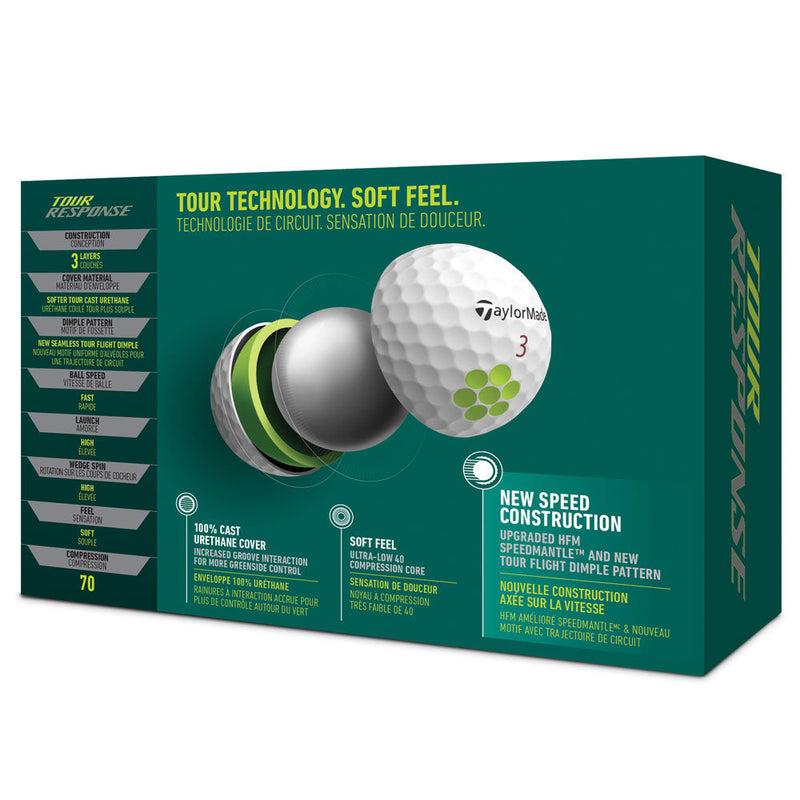 TaylorMade Tour Response Golf Balls '22 - Dozen