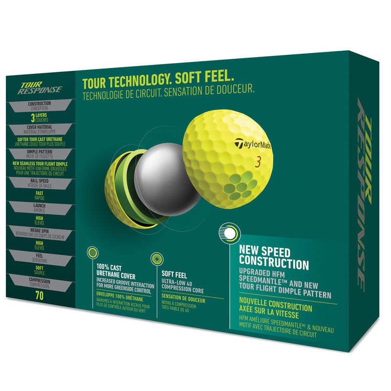 TaylorMade Tour Response Golf Balls '22 - Dozen