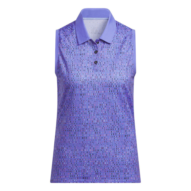 adidas Ladies Ultimate365 Printed Sleeveless Polo '24