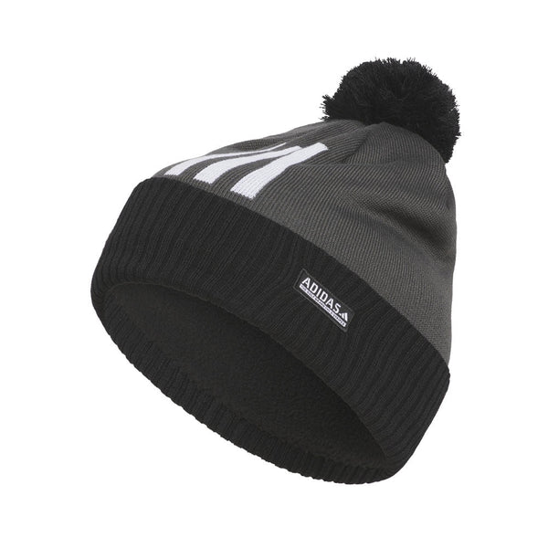 adidas Mens Cold.RDY 3-Stripe Pom Beanie