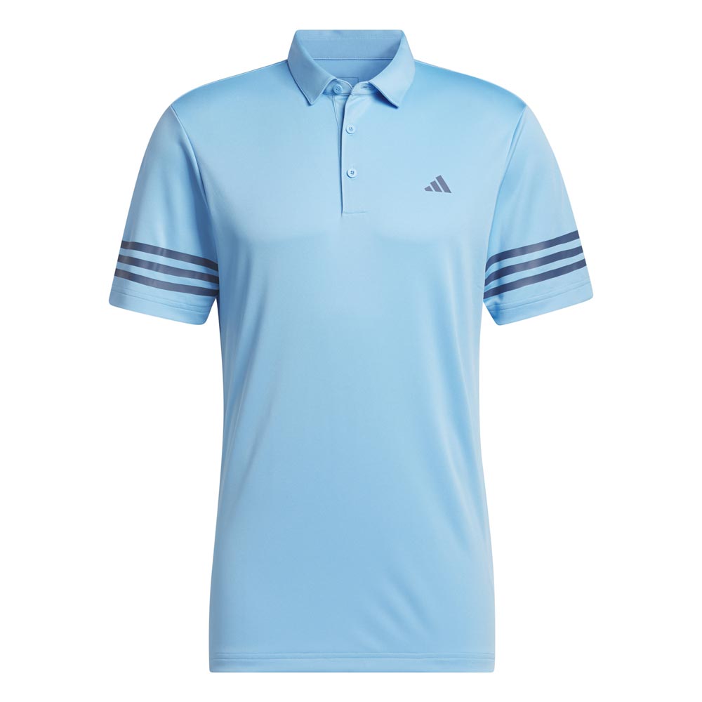 Adidas three stripe golf shirts online