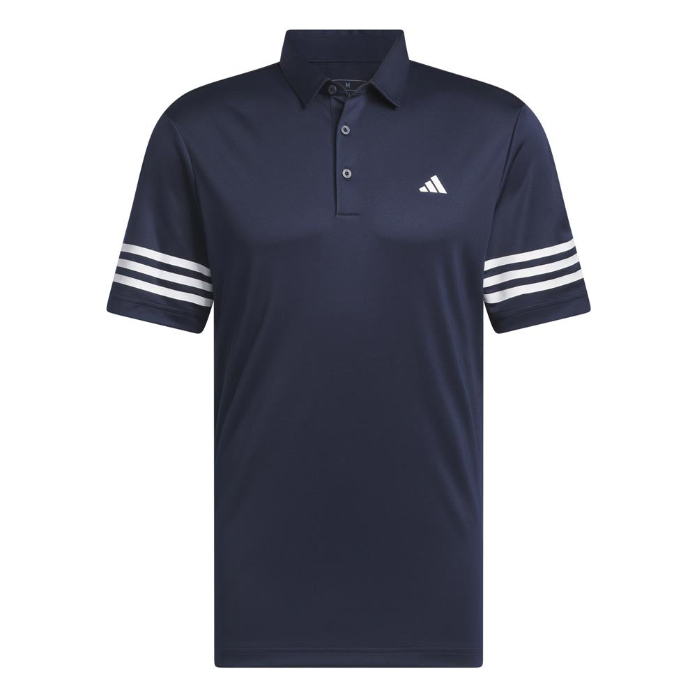 adidas Mens Core 3-Stripes Polo – Golf Warehouse NZ