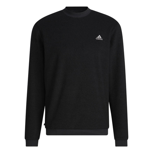 Adidas black and clearance white crew neck sweatshirt