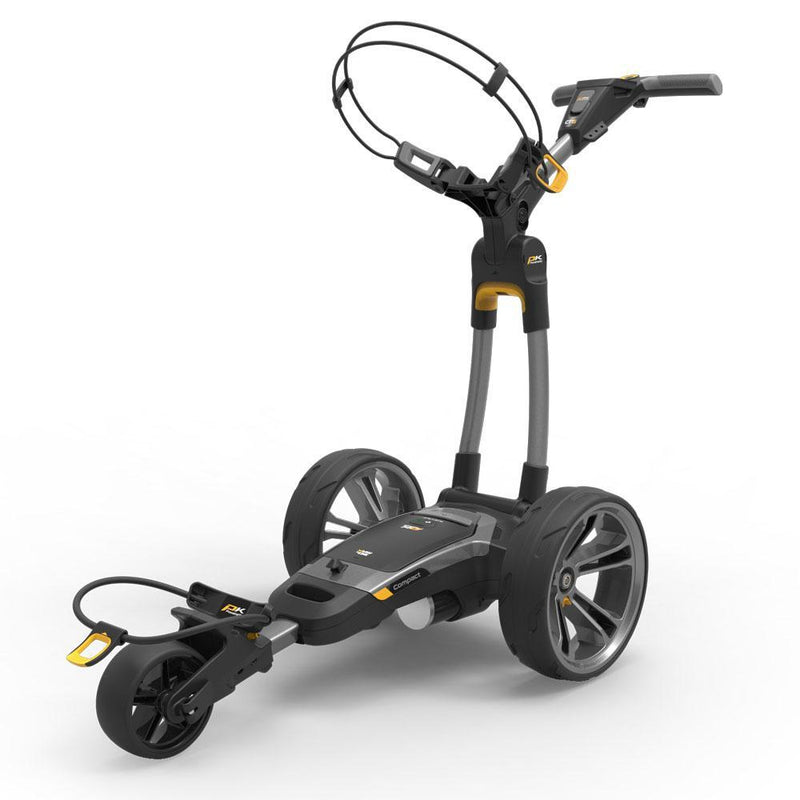 PowaKaddy CT6 Gunmetal Electric Trundler w/18 Hole Lithium Battery