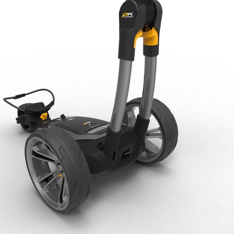 PowaKaddy CT6 Gunmetal Electric Trundler w/18 Hole Lithium Battery