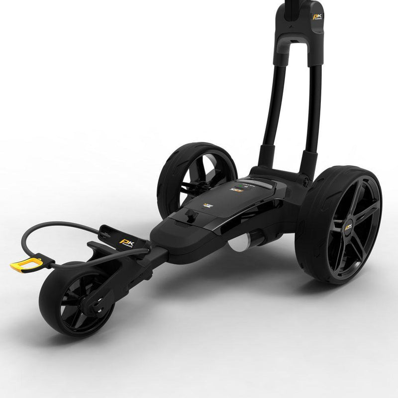 PowaKaddy FX3 Black Electric Trundler w/18 Hole Lithium Battery