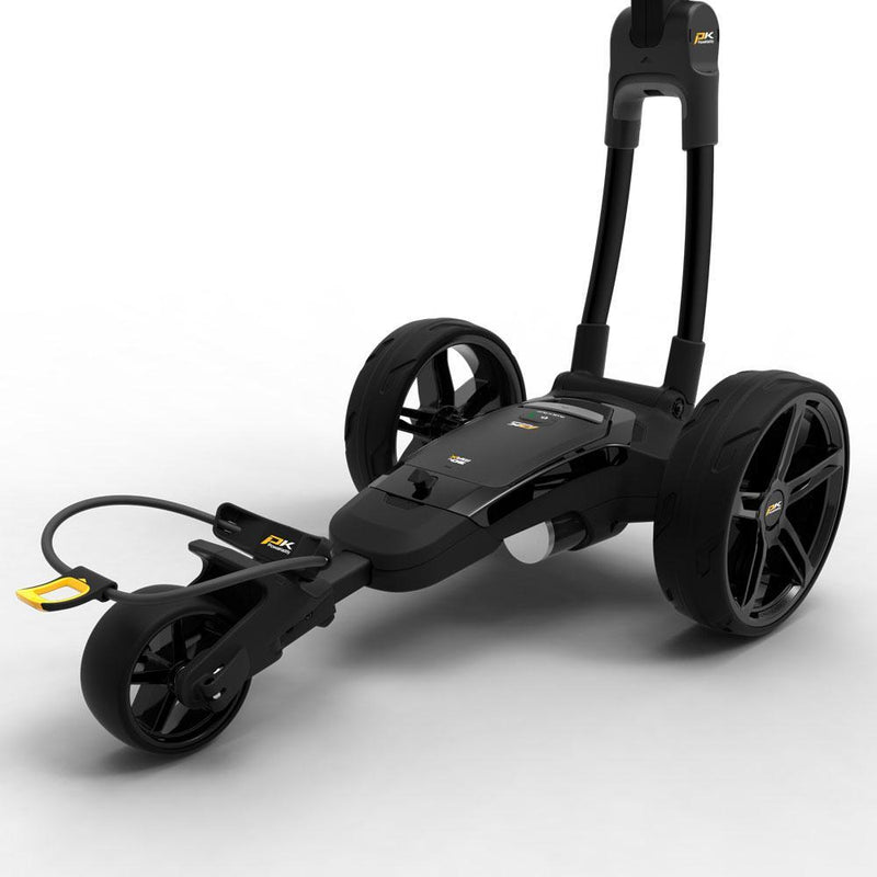 PowaKaddy FX3 Black Electric Trundler w/XL Lithium Battery