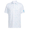 adidas Mens  Flag Print Primeblue Polo